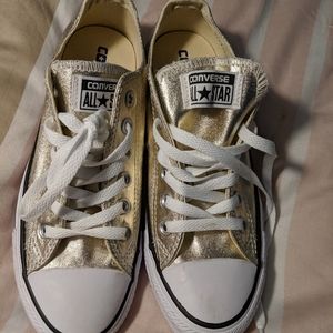 Metallic Converse Shoe